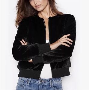 Victoria’s Secret faux fur bomber jacket 2016 NYC fashion show! Size small